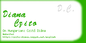 diana czito business card