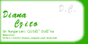 diana czito business card